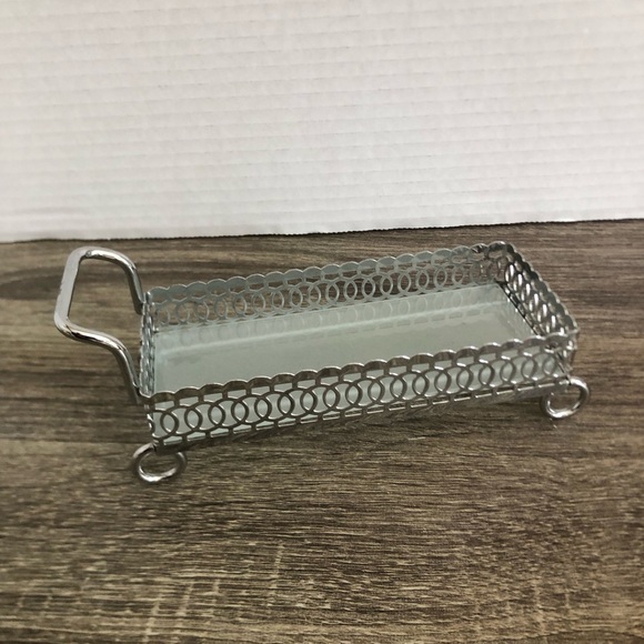 Intricate Silver Vanity Tray - Picture 3 of 13